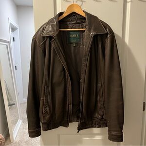 Vintage Danier brown leather jacket